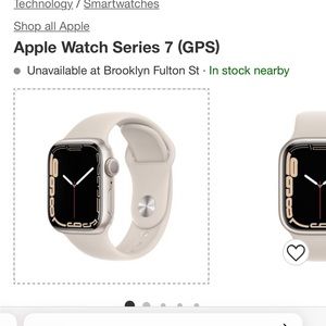 Series 7 Starlight Aluminum 45MM GPS Apple Watch